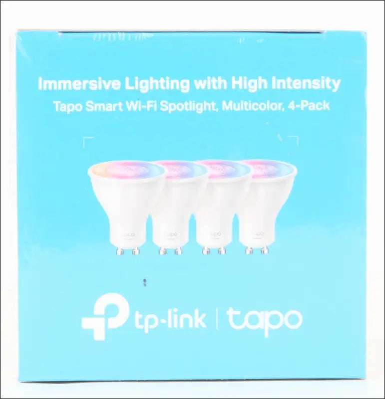 TP-Link Tapo Smart Wi-Fi Spotlight, Multicolour, Tunable White - GU10, 3.7W, No Hub Required, Compatible with Alexa and Google Home, Remote Control, Energy Class A+ (Tapo...