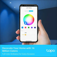 TP-Link Tapo Smart Wi-Fi Spotlight, Multicolour, Tunable White - GU10, 3.7W, No Hub Required, Compatible with Alexa and Google Home, Remote Control, Energy Class A+ (Tapo...