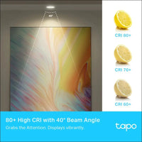 TP-Link Tapo Smart Wi-Fi Spotlight, Multicolour, Tunable White - GU10, 3.7W, No Hub Required, Compatible with Alexa and Google Home, Remote Control, Energy Class A+ (Tapo...