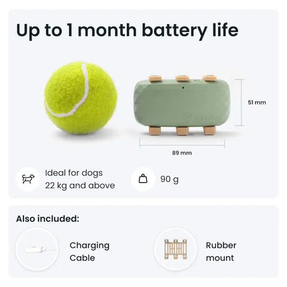 Tractive Dog XL GPS Tracker for Large Dogs, Green