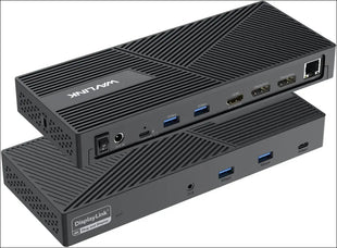 Triple Display Universal USB C Docking Station with PD 100W, 12-in-1 Laptop Dock Support Single 5K/Dual 4K@60Hz/Triple 4K@60Hz Display, 2xDP, 1xHDMI,