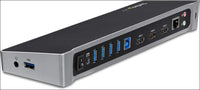 Triple Monitor USB 3.0 Docking Station, 2X 4K DisplayPort & HDMI, USB Type A Universal Laptop Dock, Windows/Mac