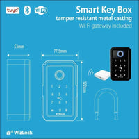 TUYA K3 Smart Keybox with Bluetooth Gateway incl
