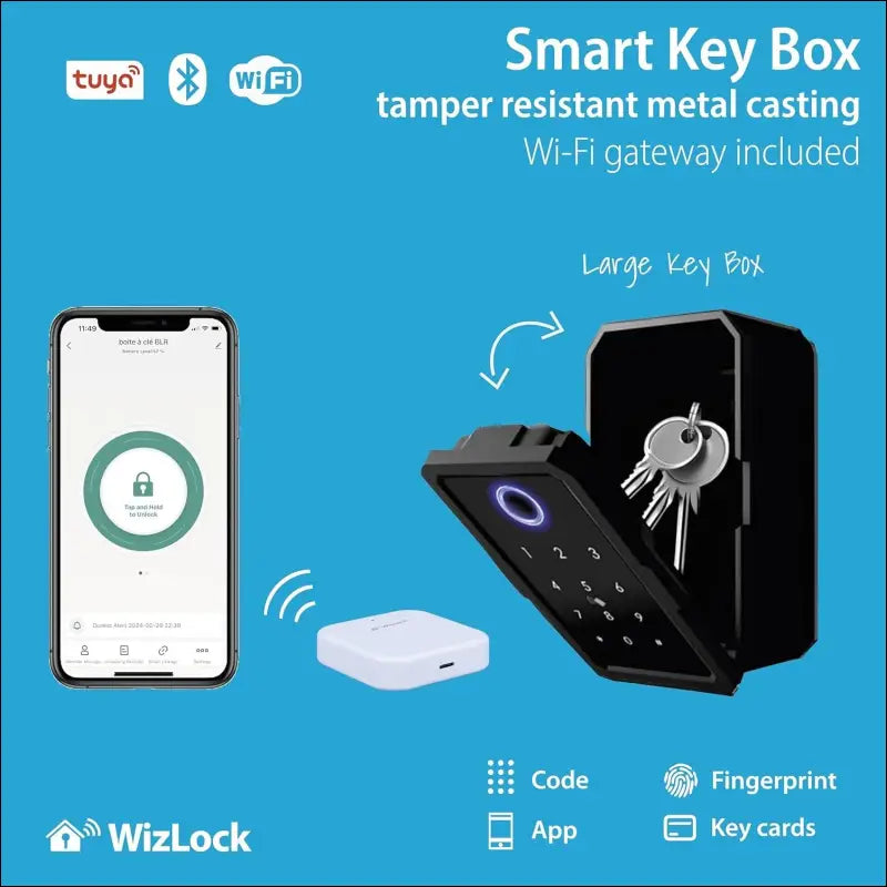 TUYA K3 Smart Keybox with Bluetooth Gateway incl