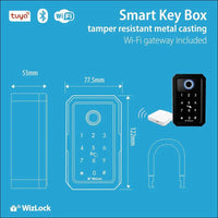 TUYA K3 Smart Keybox with Bluetooth Gateway incl