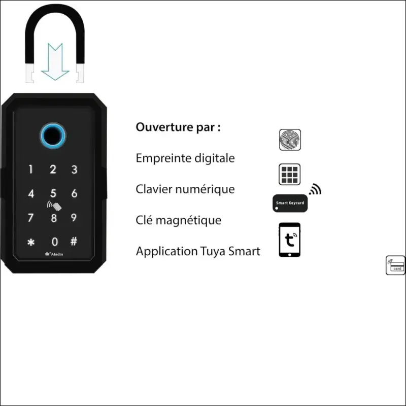 TUYA K3 Smart Keybox with Bluetooth Gateway incl
