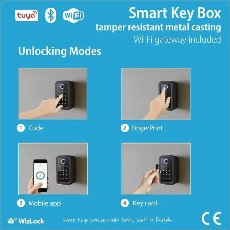 TUYA K3 Smart Keybox with Bluetooth Gateway incl