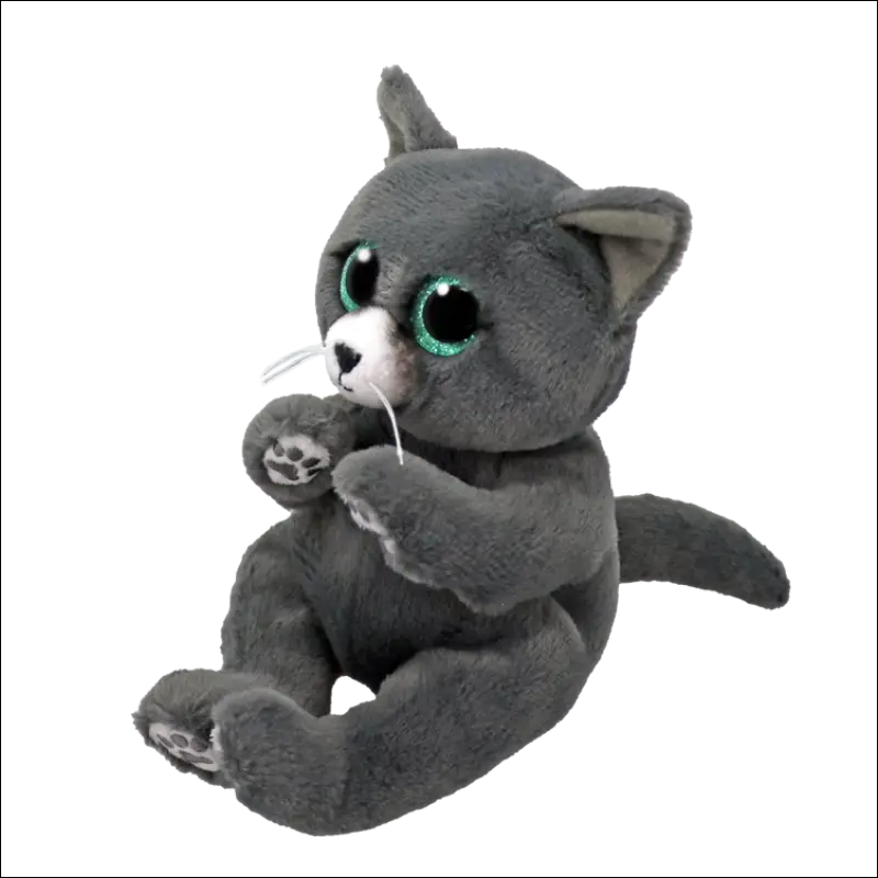 TY Beanie Bellies Binx Russian Blue Cat 8" Beanie Baby - New, With Tags