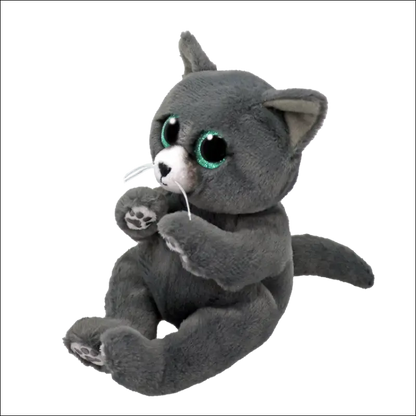TY Beanie Bellies Binx Russian Blue Cat 8" Beanie Baby - New, With Tags