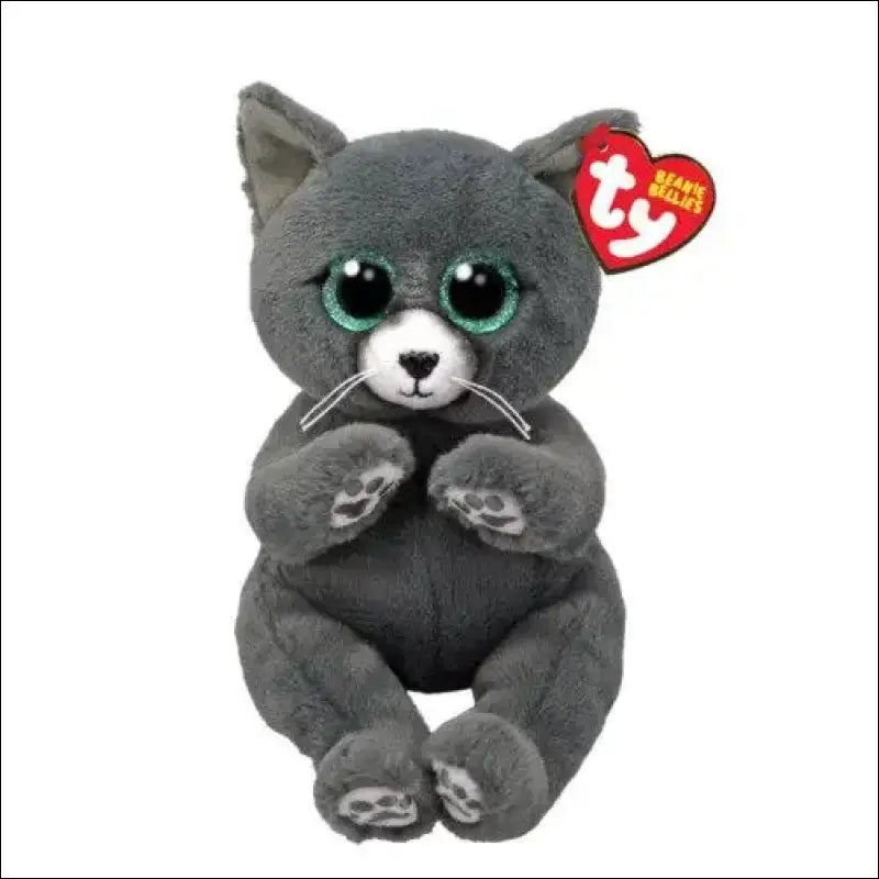 TY Beanie Bellies Binx Russian Blue Cat 8" Beanie Baby - New, With Tags