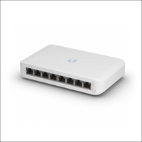 Ubiquiti UniFi Switch USW-Lite-8-POE, 4x PoE Output Ports, 52W PoE Supply, Fanle