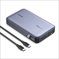UGREEN 100W Power Bank 20000mAh Battery Pack USB C 3-Port PD3.0 Nexode Portable Charger Digital Display Laptop Powerbank for MacBook Pro, Dell XPS, iPhone 16 Pro Max, Galaxy S24...