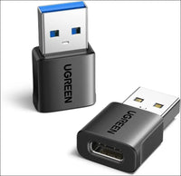 UGREEN 10Gbps USB to USB C Adapter 2 Pack Type C Female to A Male Adaptor Fast Charge and Sync Converter Compatible