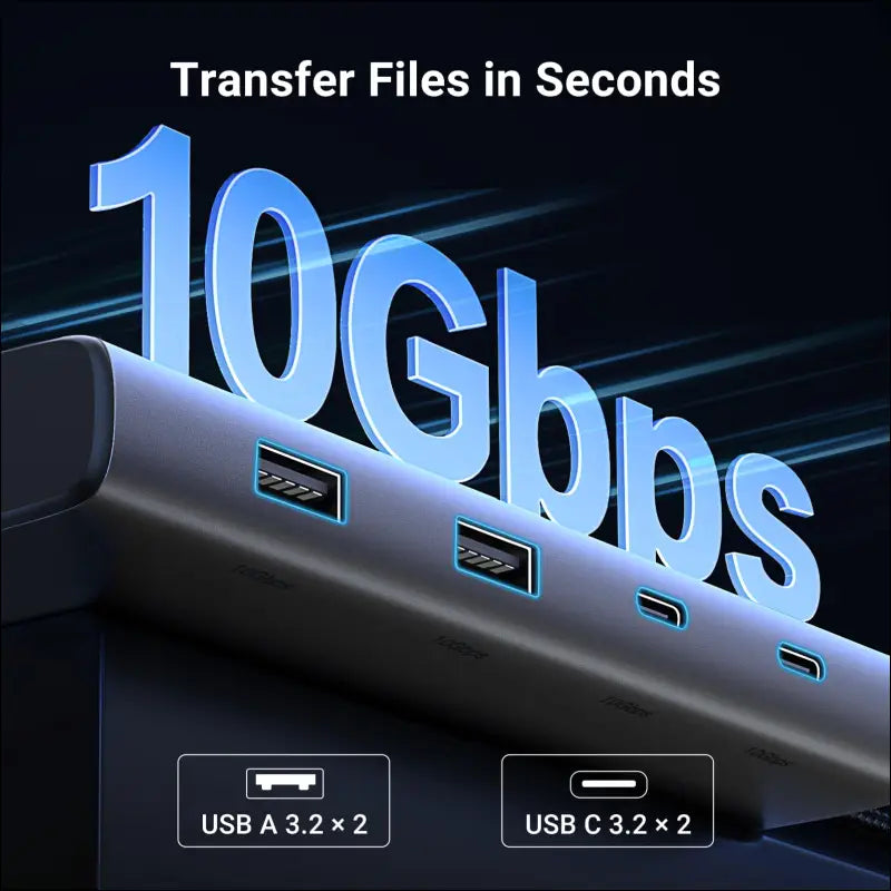 UGREEN 8 in 1 USB C Docking Station with Dual Monitor 4K Triple Display USBC Hub with 2 HDMI DP 2 USB A&C 3.2 Ports