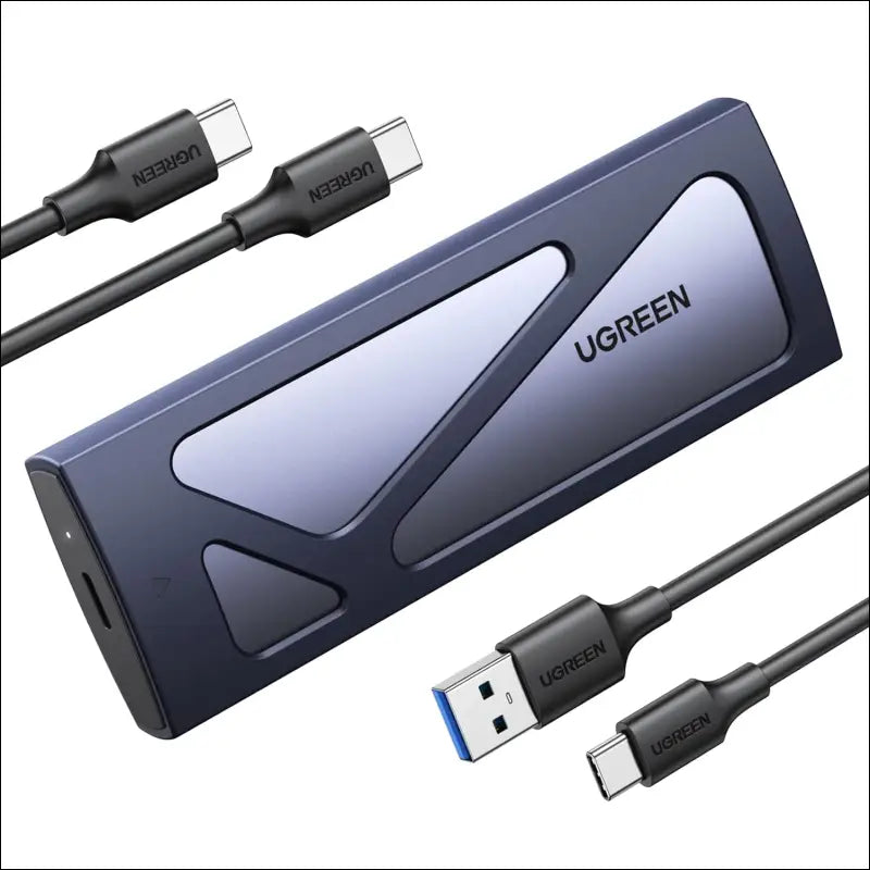 UGREEN M.2 NVMe Enclosure Adapter 10Gbps USB C 3.2 Gen2 Tool-Free Portable Aluminum External Reader for M and M&B Key