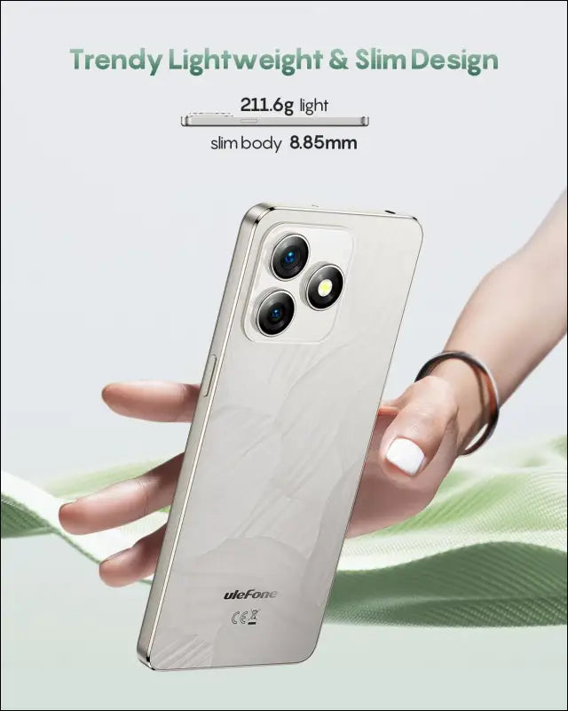 Ulefone Note 18 Ultra 5G Unlocked Cell Phones, 50MP + 50MP + 32MP Camera, MediaTek Dimensity 720 12+256GB 6.78" FHD+ Display, 5450mAh Android 14 Dual SIM, NFC IR Blaster...