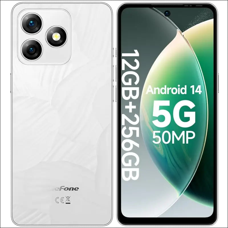 Ulefone Note 18 Ultra 5G Unlocked Cell Phones, 50MP + 50MP + 32MP Camera, MediaTek Dimensity 720 12+256GB 6.78" FHD+ Display, 5450mAh Android 14 Dual SIM, NFC IR Blaster...