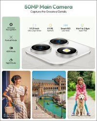Ulefone Note 18 Ultra 5G Unlocked Cell Phones, 50MP + 50MP + 32MP Camera, MediaTek Dimensity 720 12+256GB 6.78" FHD+ Display, 5450mAh Android 14 Dual SIM, NFC IR Blaster...