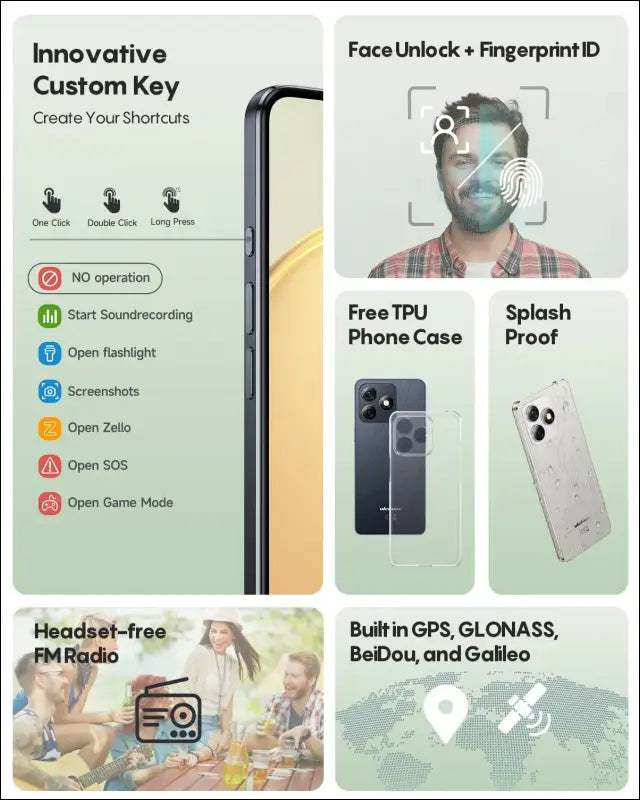 Ulefone Note 18 Ultra 5G Unlocked Cell Phones, 50MP + 50MP + 32MP Camera, MediaTek Dimensity 720 12+256GB 6.78" FHD+ Display, 5450mAh Android 14 Dual SIM, NFC IR Blaster...