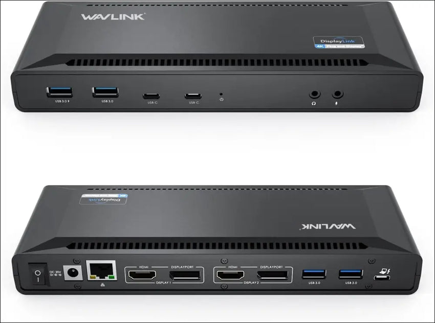 Universal USB C Laptop Docking Station Dual Monitors 5K/4K@60Hz with 65W Host Charging for Thunderbolt 4/3, USB-C Windows, Mac, Chrome, Ubuntu 20.04,22.04(2HDMI, 2DP, 6USB 3.0, 1Gbps Ethernet