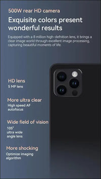 Unlocked 4G Mini Smartphone 2GB +16GB Small Cell Phones, 3.0'' Quad Core/Dual SIM Mobile Phone(Black)