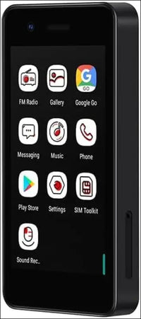 Unlocked 4G Mini Smartphone 2GB +16GB Small Cell Phones, 3.0'' Quad Core/Dual SIM Mobile Phone(Black)