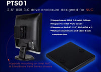 USB 3.0 2.5" HDD/SSD Enclosure - Black