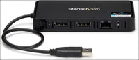 USB 3.0 Mini Dock - Dual Monitor USB-A Docking Station with DisplayPort 4K 60Hz Video & Gigabit Ethernet - 1ft (30cm) Cable - Portable USB 3.1 Gen 1 Type-A Laptop Adapter (USBA2DPGB)