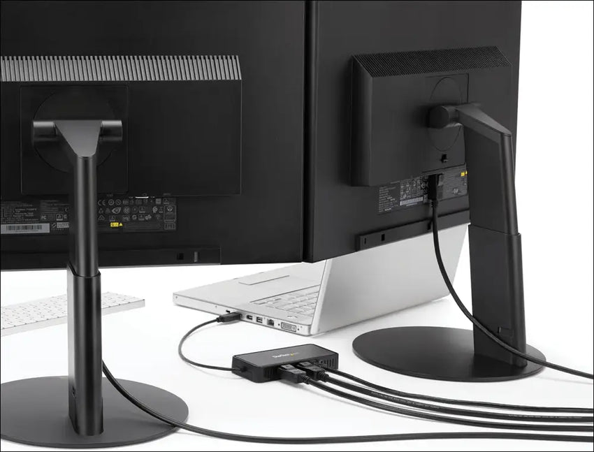 USB 3.0 Mini Dock - Dual Monitor USB-A Docking Station with DisplayPort 4K 60Hz Video & Gigabit Ethernet - 1ft (30cm) Cable - Portable USB 3.1 Gen 1 Type-A Laptop Adapter (USBA2DPGB)
