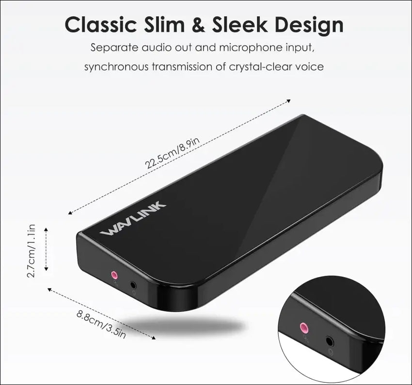 USB 3.0 Universal Docking Station, USB 3.0 Laptop Docking Station Dual Display with HDMI & DVI to VGA/HDMI, Gigabit Ethernet, 6 USB Ports, Audio for Laptop, Ultrabook and PC, No Power Charging
