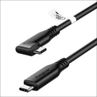 USB 4 Cable 240W Thunderbolt 4 Cable 4.9Ft, Right Angle USB C to USB C Cable for 100W/60W, 8K HD Display 40Gbps PD3.1 Fast Charging Cable Compatible with Thunderbolt 3/4, Macbook Egpu SSD