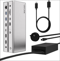 USB 4 Laptop Docking Station, 96W PD, Single 8K or Triple 4K Display for MacBook Pro/Air Thunderbolt 4/3, USB-C/USB 4 Windows(USB 4, 2 HDMI, 5 USB, 2.5GbE, SD/TF, Audio)