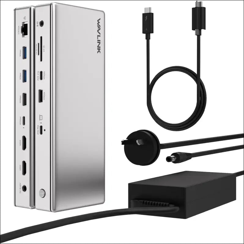 USB 4 Laptop Docking Station, 96W PD, Single 8K or Triple 4K Display for MacBook Pro/Air Thunderbolt 4/3, USB-C/USB 4 Windows(USB 4, 2 HDMI, 5 USB, 2.5GbE, SD/TF, Audio)