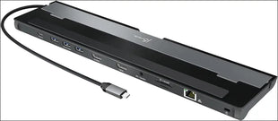 USB-C 9 in 1 Docking Station Support Dual Display with Power Delivery Micro SD Memory Card Gigabit Ethernet Audio Jack 100W PD USBC Hub Port for Type