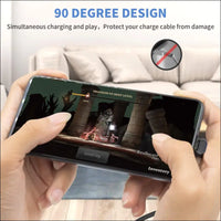 USB C Angle Adapter 40Gbps,Usb C 90 Degree Adapter Supports 8K@60Hz and 100W Fast Charging,Usb C Female to USB Male Adapter Compatible with Thunderbolt 3/4,USB Type C Interface Devices