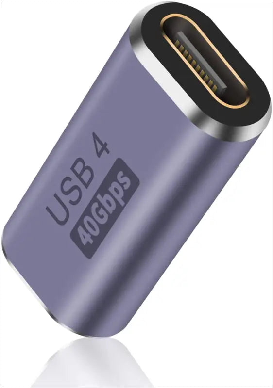 USB C Coupler 40Gbps,Usb C Female to Female Adapter Supports 8K@60Hz and 100W Fast Charging,Compatible with Thunderbolt 3/4 and with USB Type C Interface Devices (USB C Female to Female)