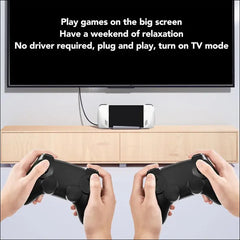 USB C Docking Station 10 in 1 for Steam Deck and Rog Ally with 4K HD Multimedia Interface, 1000Mbps Network Port, Dual Cooling Fan