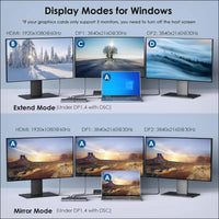 USB C Docking Station - 13-in-1 Triple Display Laptop Dock for M1/M2 MacBook Pro/Air, Dell, Lenovo, HP, Asus, 100W Power Delivery, 2DP+HDMI, 4USB 3.0, Gigabit Ethernet, TF/SD Card Reader …