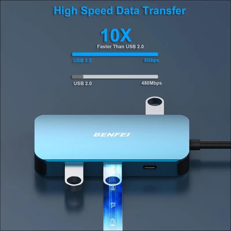 USB C Docking Station, 8-in-1 USB C Hub with Triple Display Dual HDMI, VGA, 3*USB 3.0, 100W Power Delivery, 3.5mm AUX Audio Compatible with MacBook Pro, XPS and More