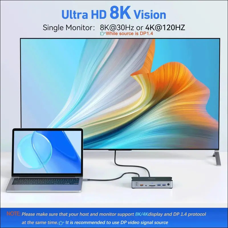 USB C Docking Station USB C Dock Single 8K Triple 4K Display Laptop Docking Station Triple Monitor 15 in 1 to 2 HDMI DisplayPort Charging Ethernet USB 3.1 Type-C Port for Dell/HP/Lenovo/Surface