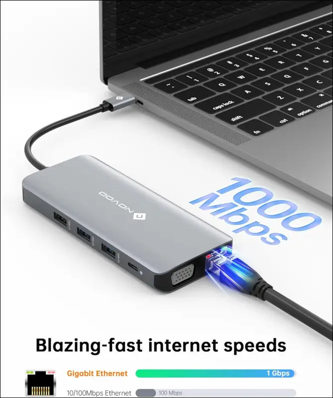 USB C Docking Station Triple Monitor, 11 in 1 USB-C to Dual HDMI Adapter VGA Gigabit Ethernet 100W PD 4USB Ports, USB C Hub Thunderbolt 3/4 Dock Compatible for MacBook and Other USB Laptops