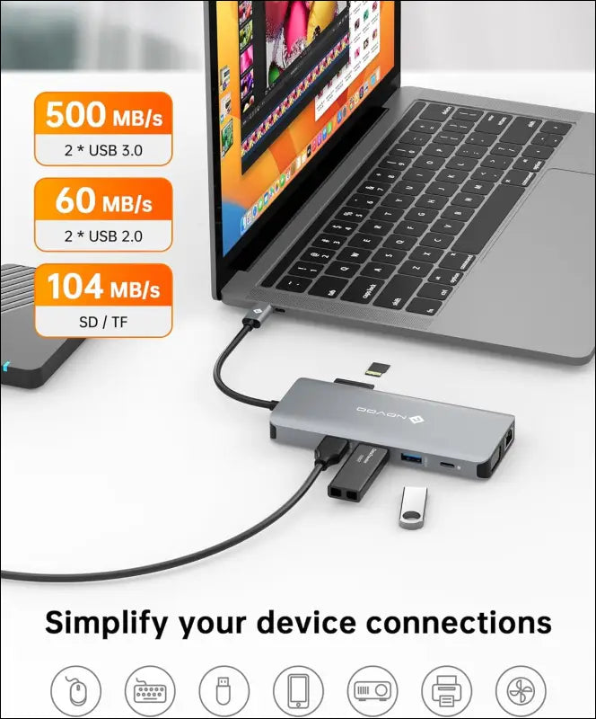 USB C Docking Station Triple Monitor, 11 in 1 USB-C to Dual HDMI Adapter VGA Gigabit Ethernet 100W PD 4USB Ports, USB C Hub Thunderbolt 3/4 Dock Compatible for MacBook and Other USB Laptops