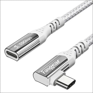 USB C Extension Cable 1M 10Gbps Type C 3.2 Gen 2 Male to Female Extended Adapter PD Fast Charging Thunderbolt 3 USB-C Extender Compatible