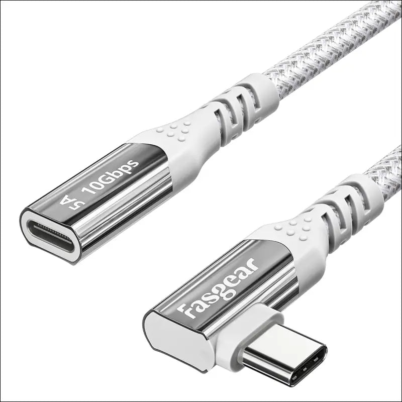 USB C Extension Cable 1M  10Gbps Type C 3.2 Gen 2 Male to Female Extended Adapter PD Fast Charging Thunderbolt 3 USB-C Extender Compatible for Psvr2/Mac-Book/Ipad Air/Pixel/Switch 3Ft Grey