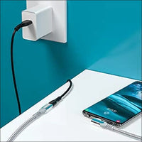 USB C Extension Cable 1M  10Gbps Type C 3.2 Gen 2 Male to Female Extended Adapter PD Fast Charging Thunderbolt 3 USB-C Extender Compatible for Psvr2/Mac-Book/Ipad Air/Pixel/Switch 3Ft Grey