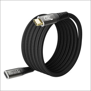 USB-C for Thunderbolt 4 Extension Cable 40Gbps Data Transfer, USB C Male to USB C Female Cable, 8K Display/Pd 240W, Compatible with Thunderbolt 3/USB
