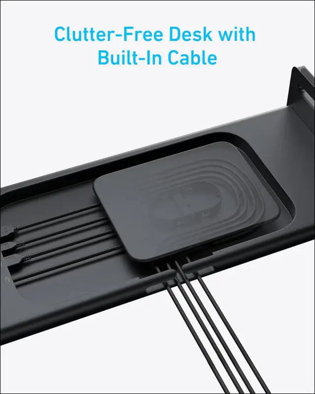 USB-C Hub, 10-in-1 Aluminum Monitor Stand with 100W PD, 5Gbps USB Ports, and 4K@60Hz HDMI Display, Built-in 3.3 ft Cable, Clutter-Free Desk for MacBook, Dell, and Full-Function USB-C Devices