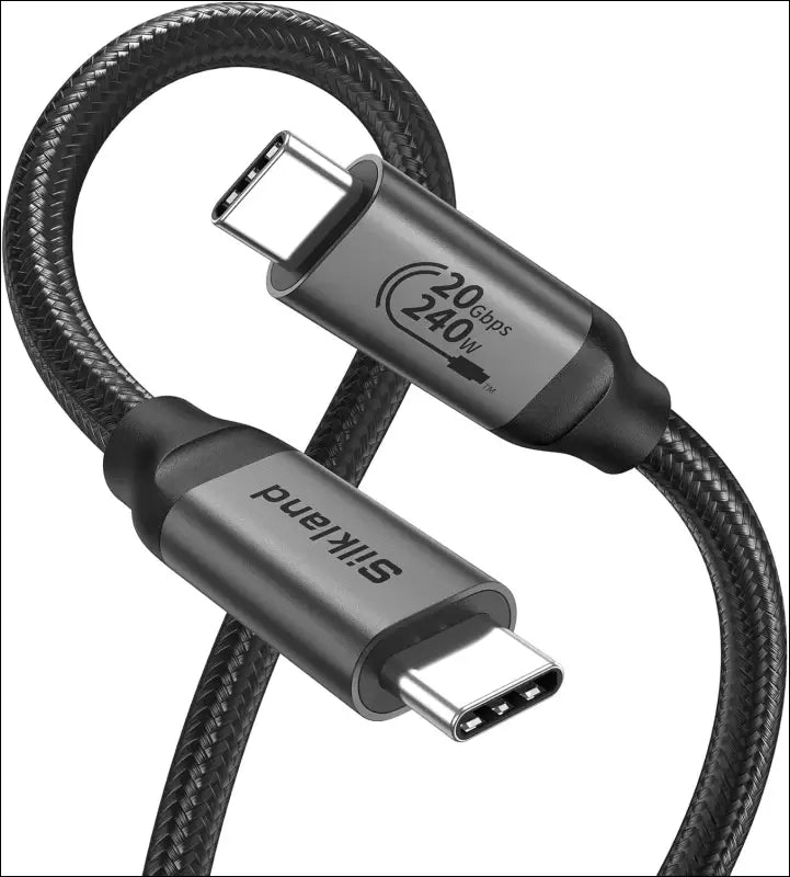 USB C Monitor Display Cable [4K@144Hz/60Hz 8K@30Hz], USB C 3.2 Gen 2X2 Video Cable, 20Gbps Data Transfer, 240W PD Fast Charge, Type C Cable Compatible with Mac Book Pro, Tablet, Mac Studio 2M
