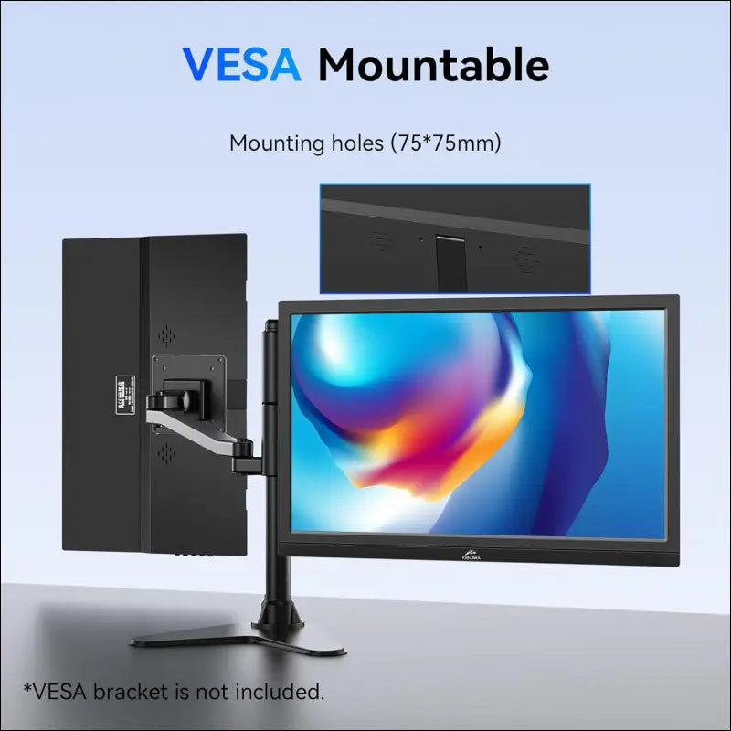USB-C Portable Monitor - 17.3 Inch Kenowa HD 1600 * 900 Laptop Monitor with Type-C HDMI Computer Display for Win 7/8/10/11 PC Mac PS4 Xbox,Built in Speakers