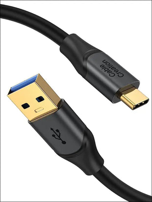 USB C to USB a Cable 3.3FT, USB C to USB 3.1 USB 3.2 Gen2 10Gbps USB a to C Data Cable, Android Auto USBC Cable 3A for USB C External SSD Macbook Pro